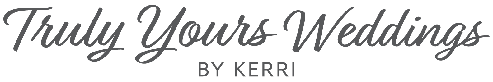 Truly Yours Weddings by Kerri